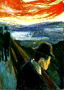 Edvard Munch fortvivlan oil painting